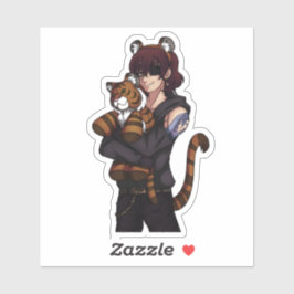 Adesivo Ano Novo Lunar - Ano do Tigre