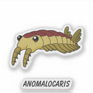 Adesivo Anomalocaris - Criatura Marítima Pré-Histórica 
