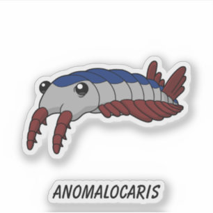 Adesivo Anomalocaris - Criatura Marítima Pré-Histórica 