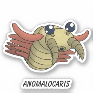 Adesivo Anomalocaris - Vinil Animal Pré-Histórico