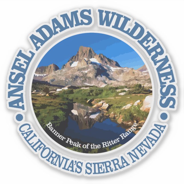 Adesivo Ansel Adams Wilderness (Frente)