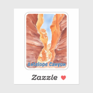 Adesivo Antelope Canyon Watercolor