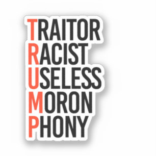 Adesivo Anti-Trump