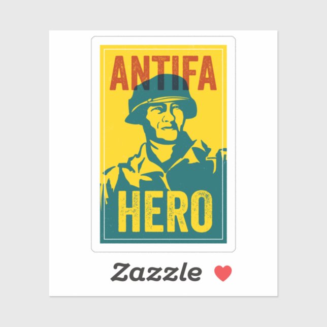 Adesivo ANTIFA HEROES SERIES: Saving Private Ryan  (Folha)