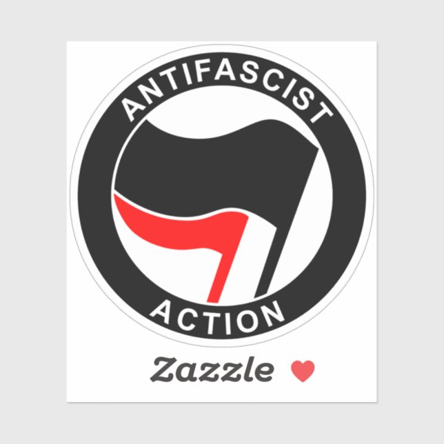 Adesivo Antifascist (Folha)