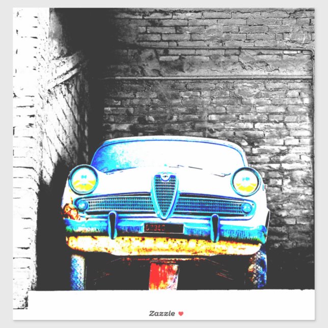 Adesivo Antigo carro (Folha)