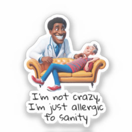 Adesivo ANTISTRESS psychiatrist THERAPIST medical therapy
