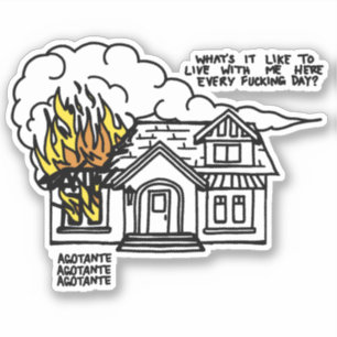 Adesivo Ao coração da morte