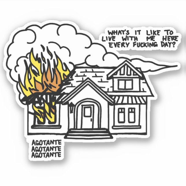 Adesivo Ao coração da morte (Frente)