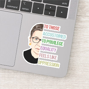 Adesivo Aos Acostumados Aos Sentimentos De Igualdade De Pr