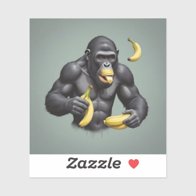 Adesivo Ape King Custom-Cut Vinyl Sticker (Folha)