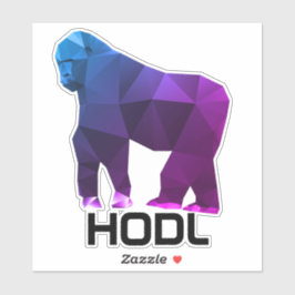 Adesivo Ape Sticker de Mãos Diamantes HODL