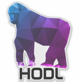 Adesivo Ape Sticker de Mãos Diamantes HODL