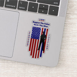 Adesivo Apoiar A Polícia