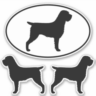 Adesivo Apontando Griffon Silhouettes Stickers