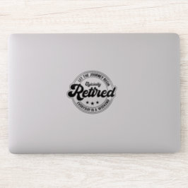 Adesivo Aposentação