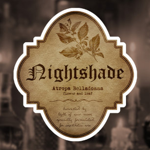 Adesivo Apóstecário de Nightshade DC