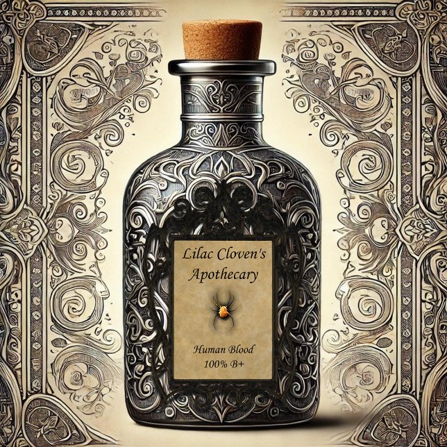 Adesivo Apotário de Lilac Cloven: Sangue Humano 100% B+ (Criador carregado)