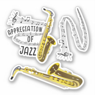 Adesivo Apreciação Internacional do Jazz