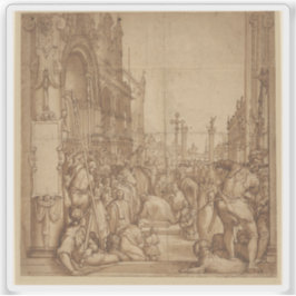 Adesivo Apresentação de Barbarossa ao Papa Alexandre III