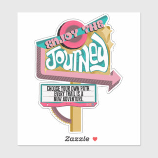 Adesivo Aproveite o autocolante de viagem