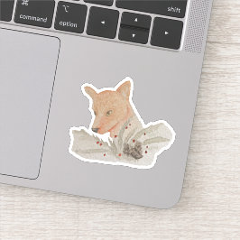 Adesivo Aquarela Fox