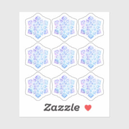 Adesivo Aquarela Mandala Ioga Espiritual Metafísica Metafí