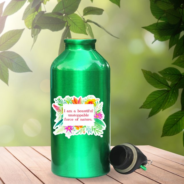 Adesivo Aquarela Tropical Força Imobilizável Da Natureza (Criador carregado)