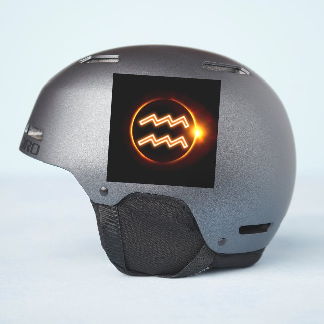 Adesivo Aquário (Lado do capacete)