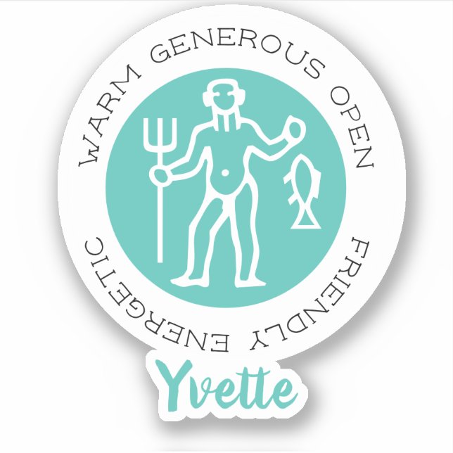 Adesivo Aquarius Sticker (Frente)