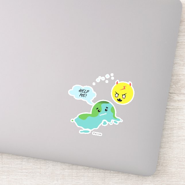 Adesivo Aquecimento global (Detalhe)