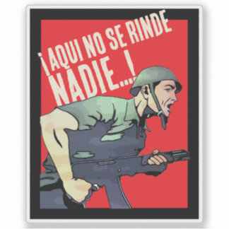 ADESIVO AQUI NO SE RINDE NADIE!