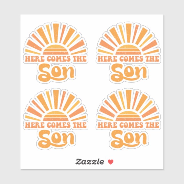 Adesivo Aqui Vem O Filho De Deus I (Jesus) (Folha)