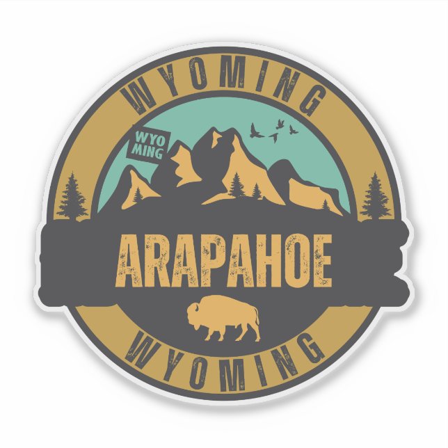 Adesivo Arapahoe, Wyoming (Frente)