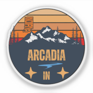 Adesivo Arcádia, Indiana
