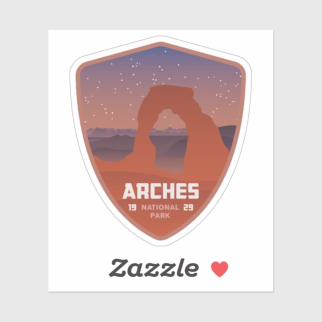 Adesivo Arches National Park Large Vinyl Sticker (Folha)