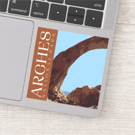 Adesivo Arches Sticker, National Park Decal