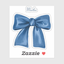 Adesivo Arco azul com o nome vinil Sticker