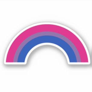 Adesivo Arco-Íris Bissexual