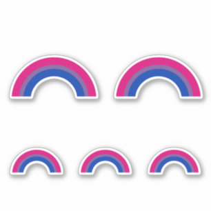 Adesivo Arco-Íris Bissexual