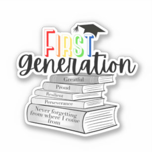 Adesivo Arco-Íris Colorido Primeira Geração Com Livros