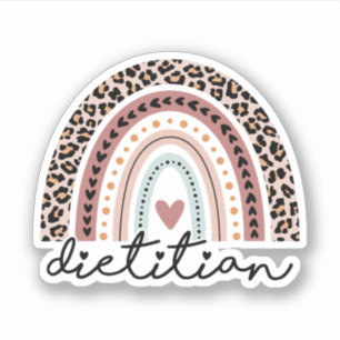 Adesivo Arco-Íris Dietitiano RD, Presente Dietético