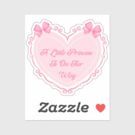 Adesivo arcos cor-de-rosa chá de fraldas