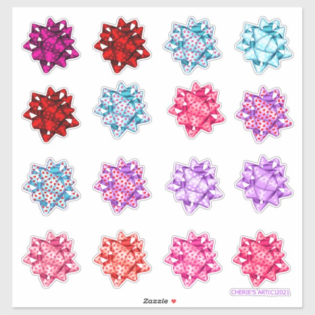 Adesivo Arcos de dia de os namorados Satin (Folha)