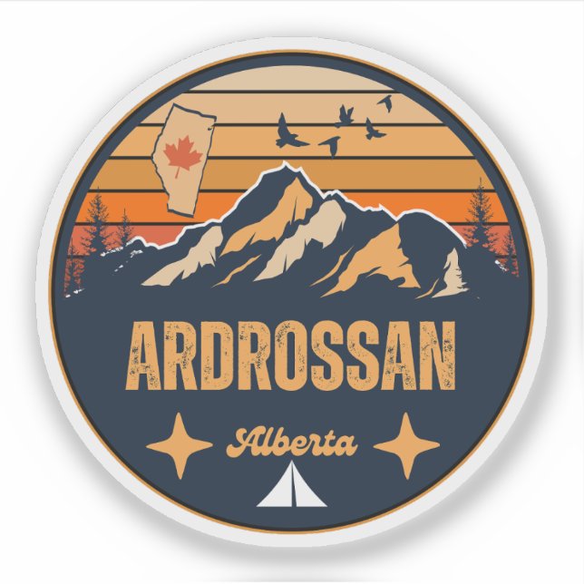 Adesivo Ardrossan, Alberta (Frente)