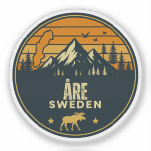 Adesivo Åre, Suecia Sverige