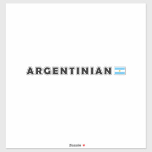 Adesivo Argentina, eu sou argentino