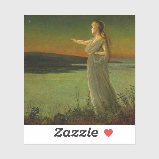 Adesivo Ariadne em Naxos John Atkinson Grimshaw (Folha)