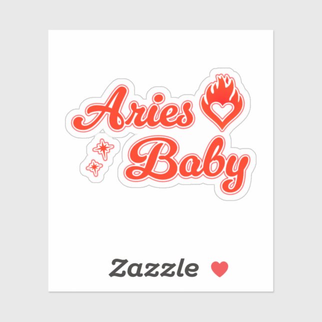 Adesivo Aries baby  (Folha)
