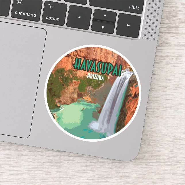 Adesivo Arizona de Reserva Indiana de Havasupai Cai Mooney (Detalhe)